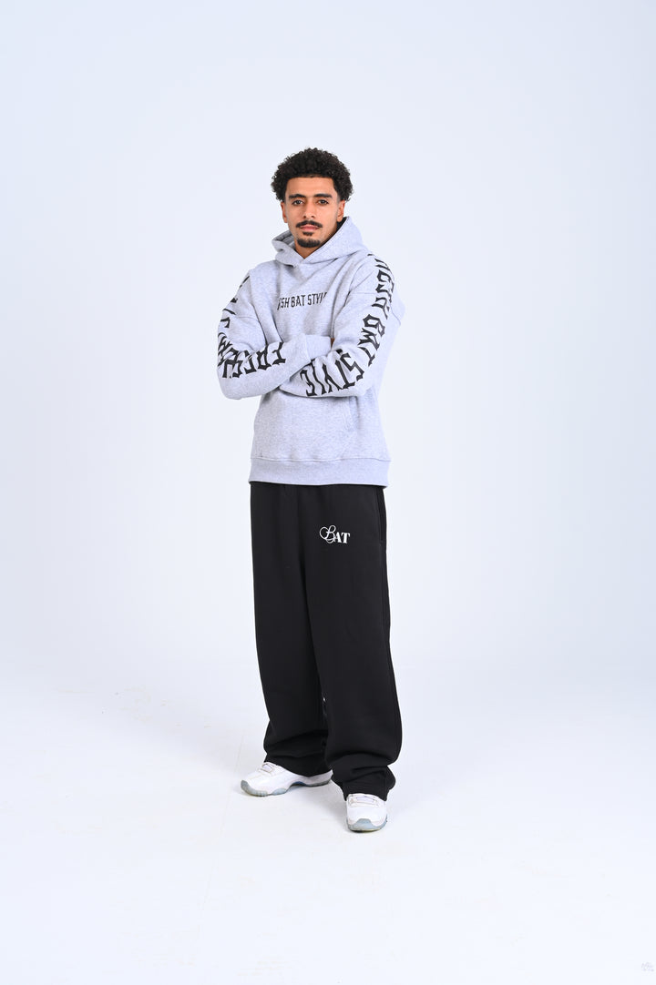 Grey fresh bat hoodie