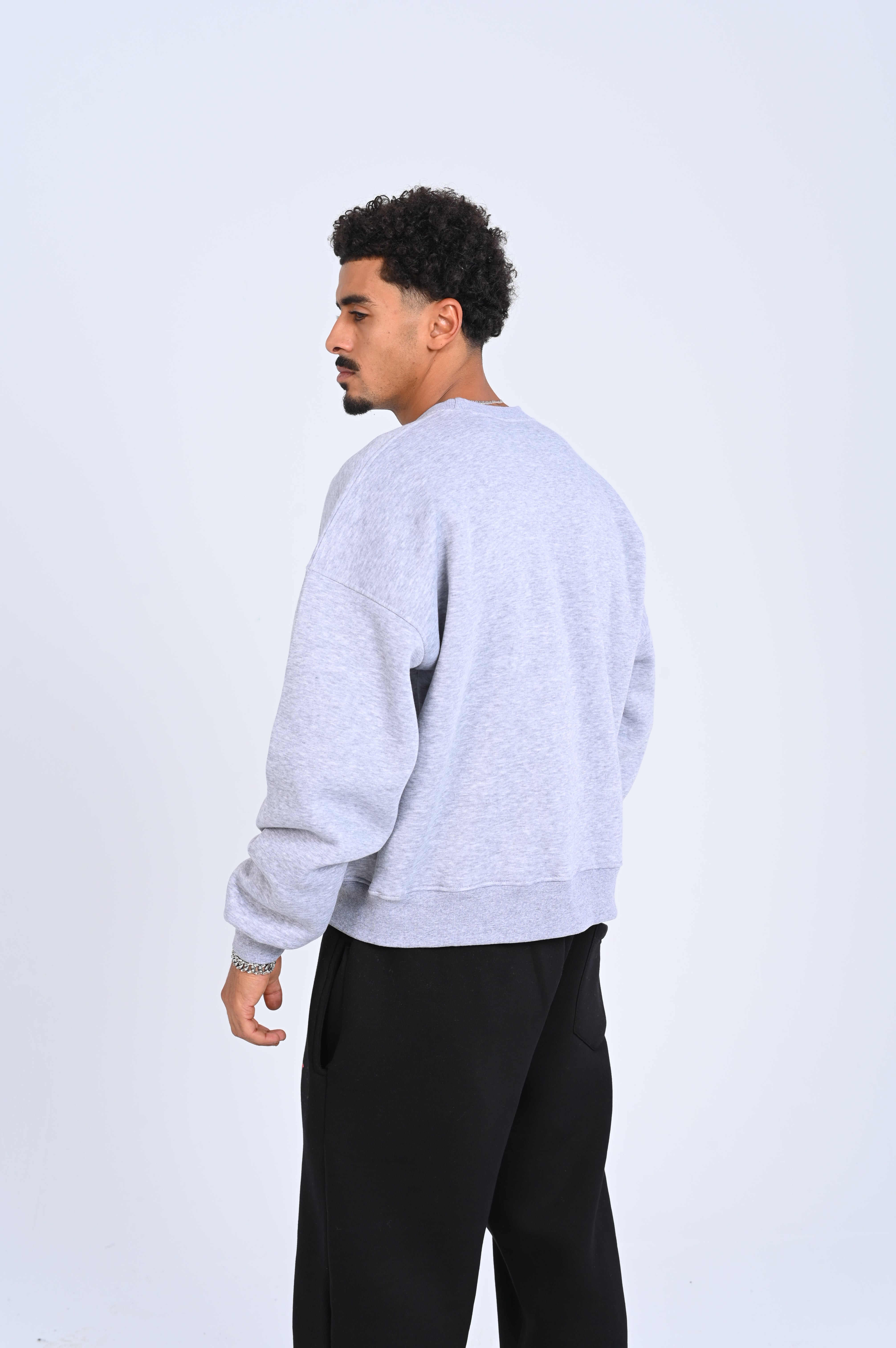 Grey crewneck