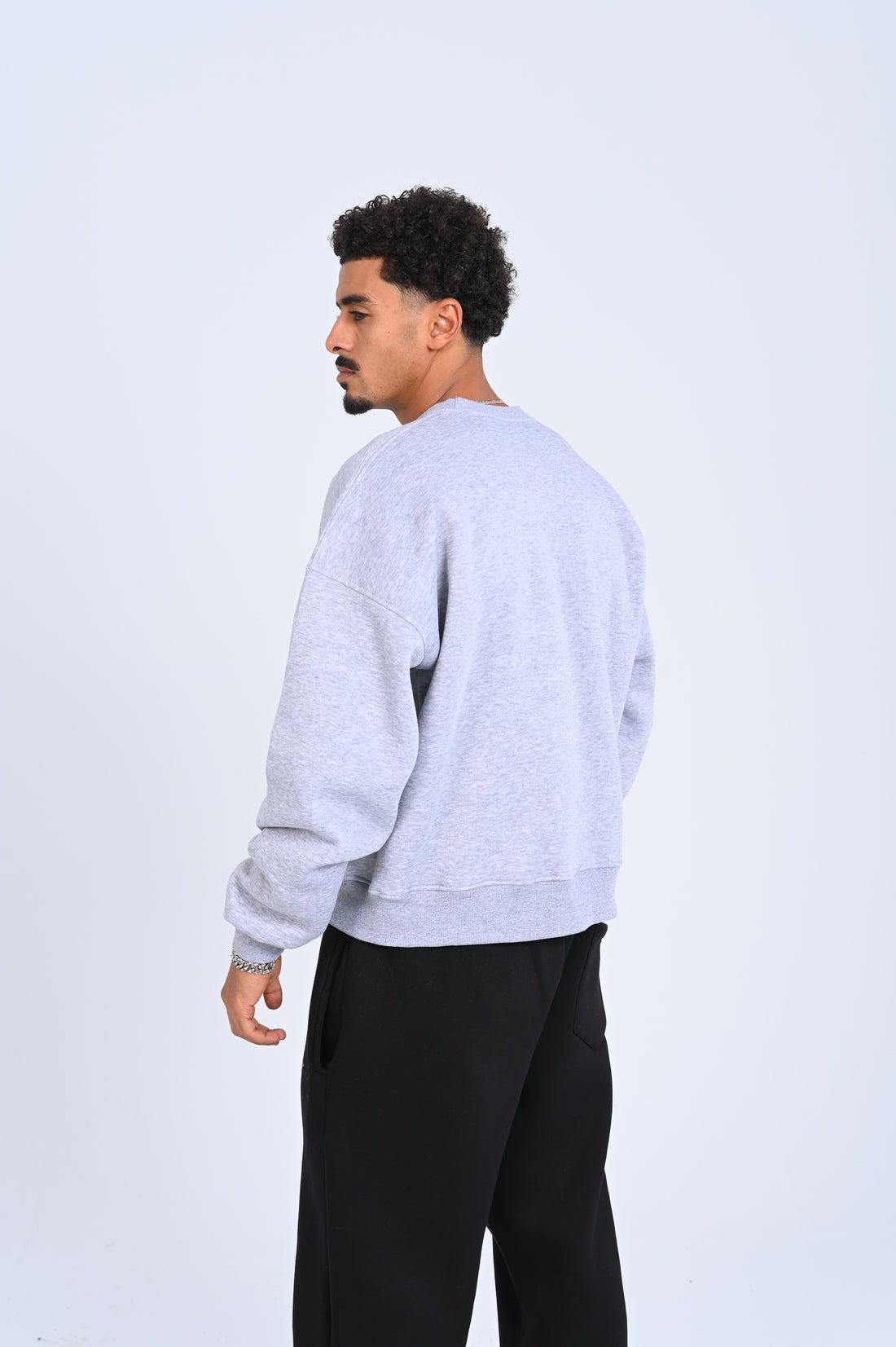 Grey crewneck