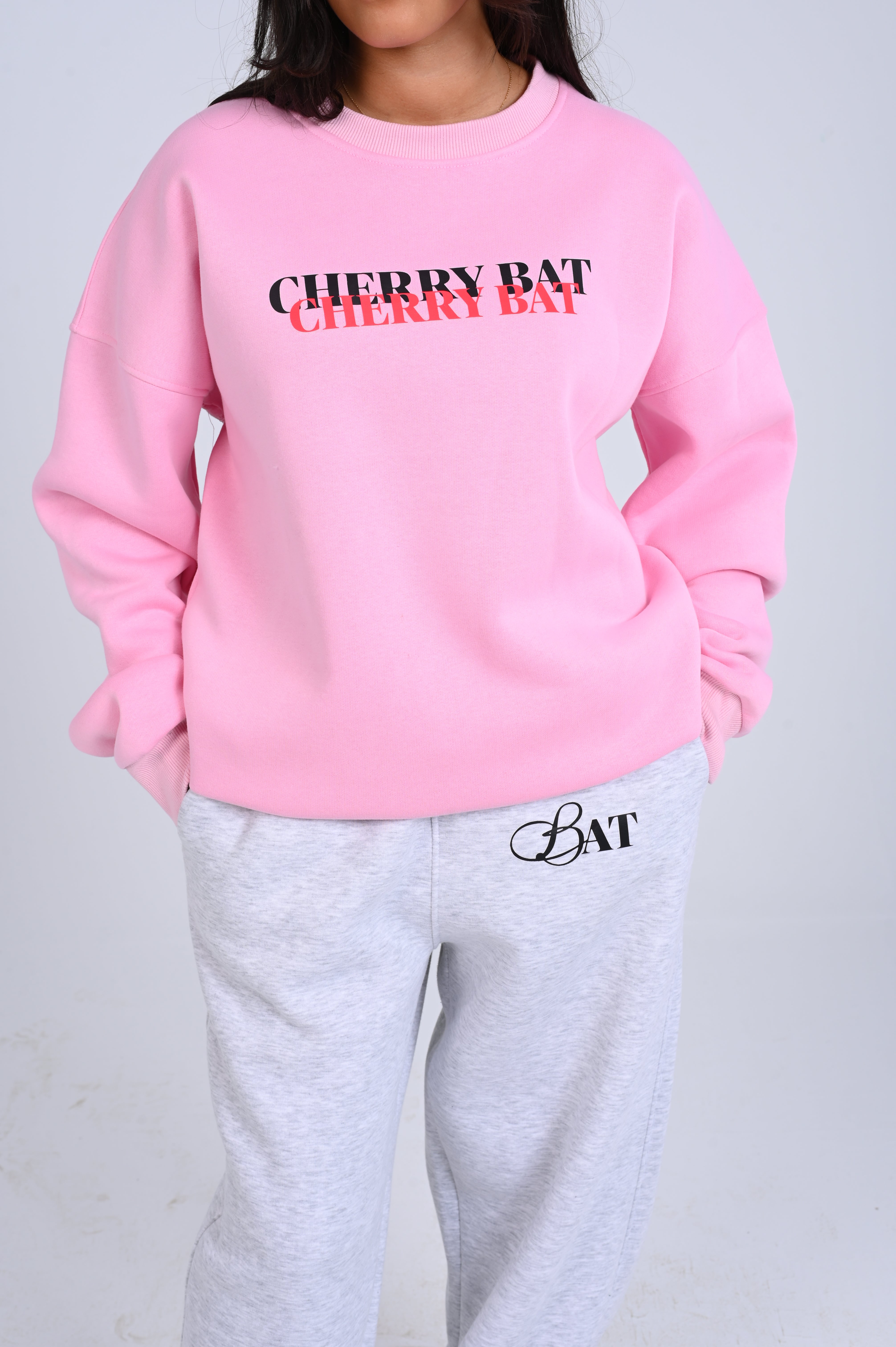 Cherry bat crewneck