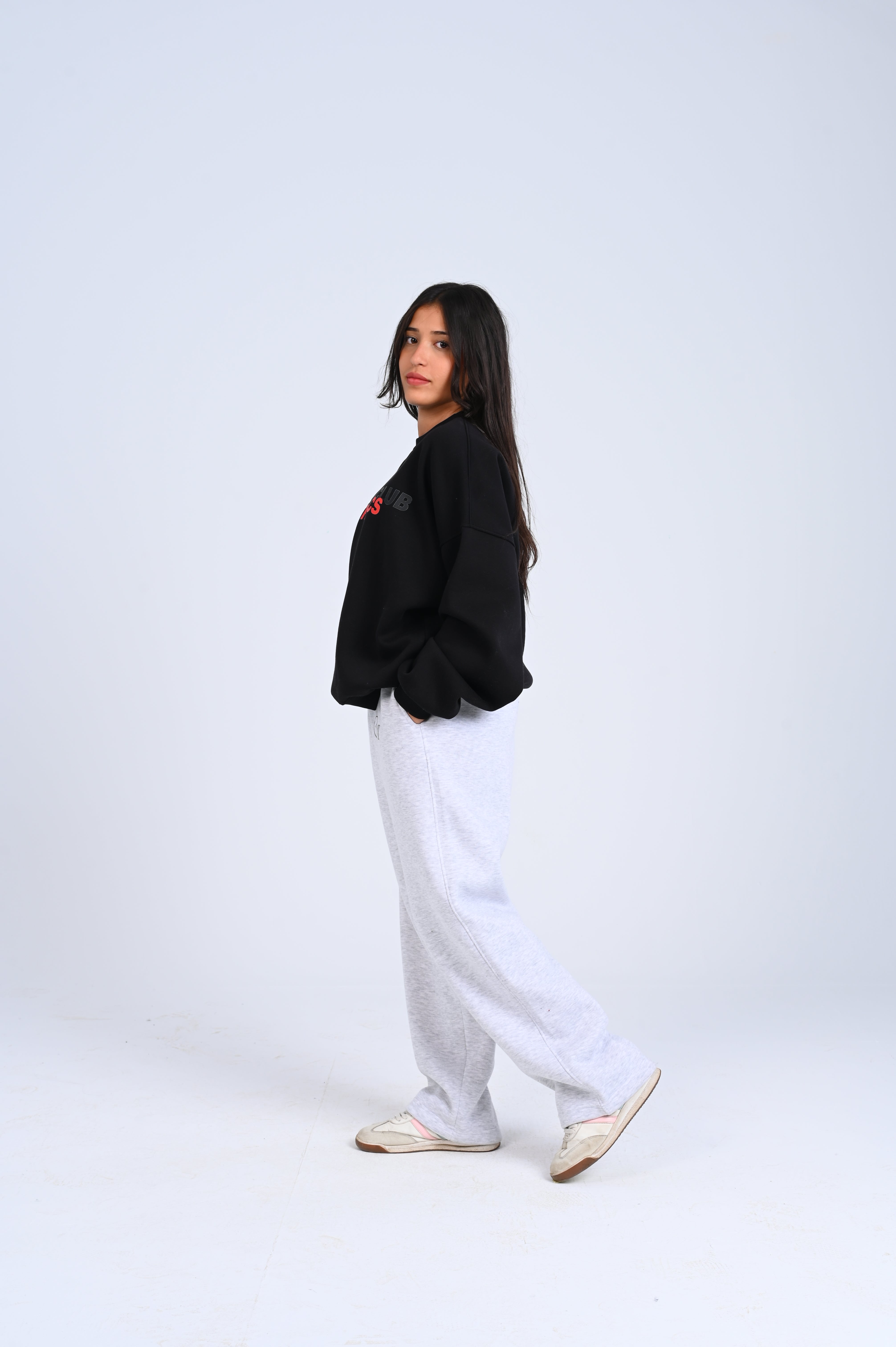 Winter grey sweatpants