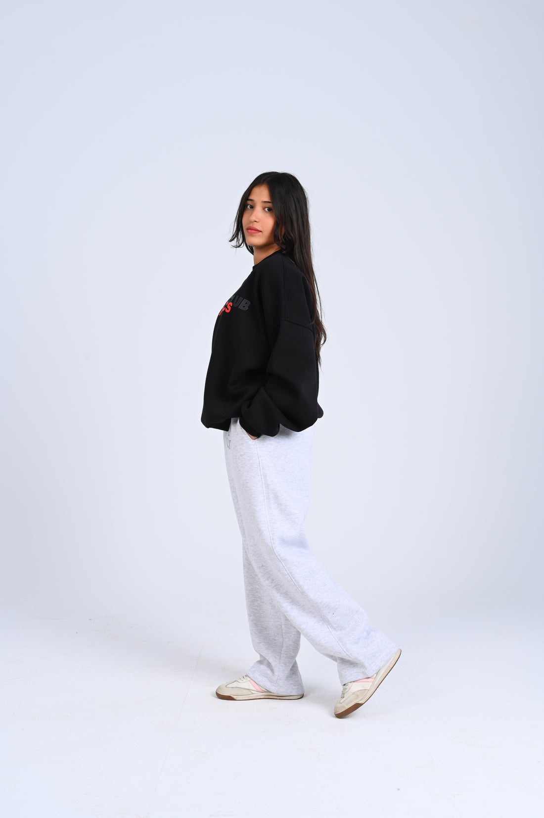 Winter grey sweatpants