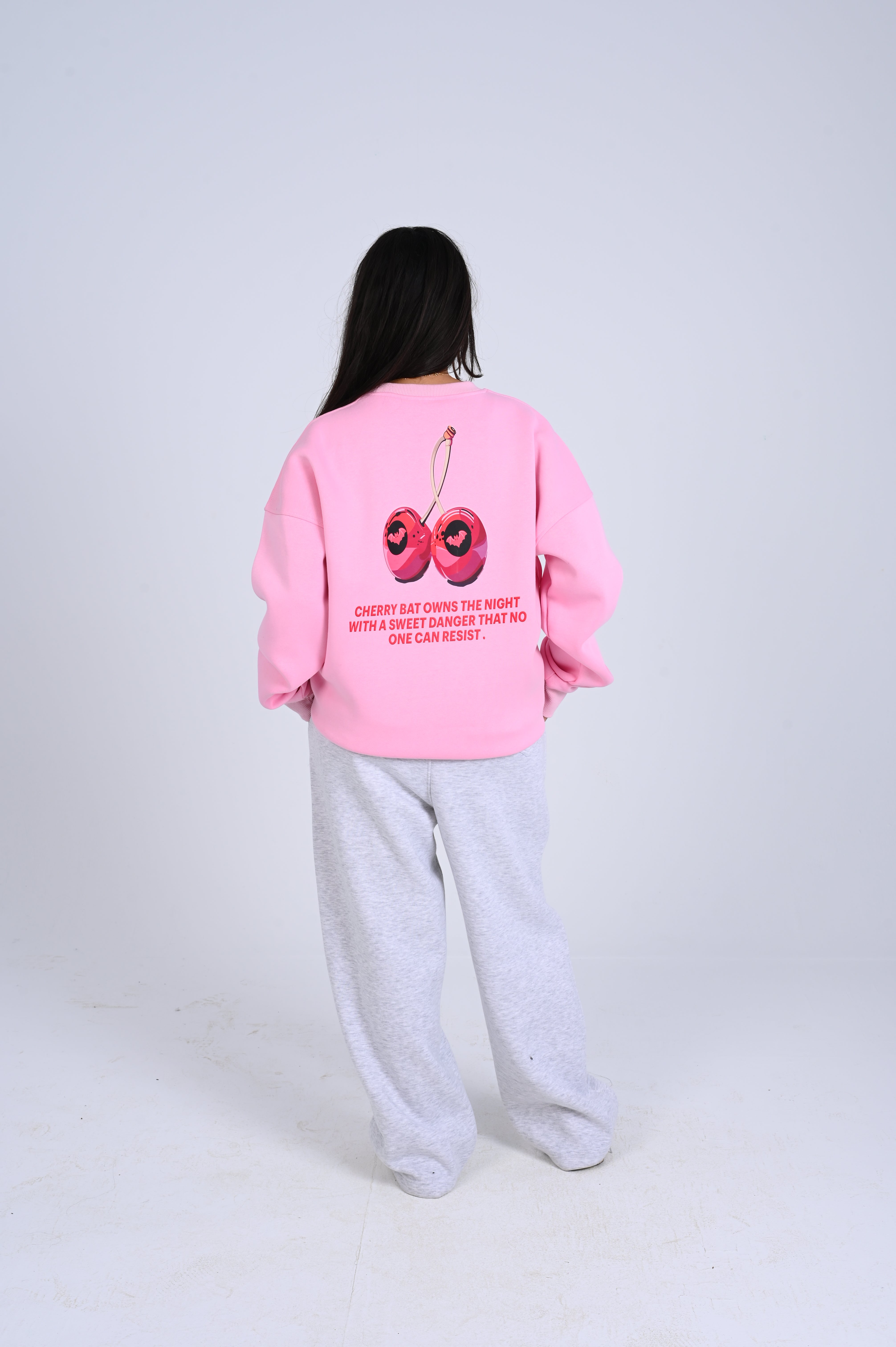 Cherry bat crewneck