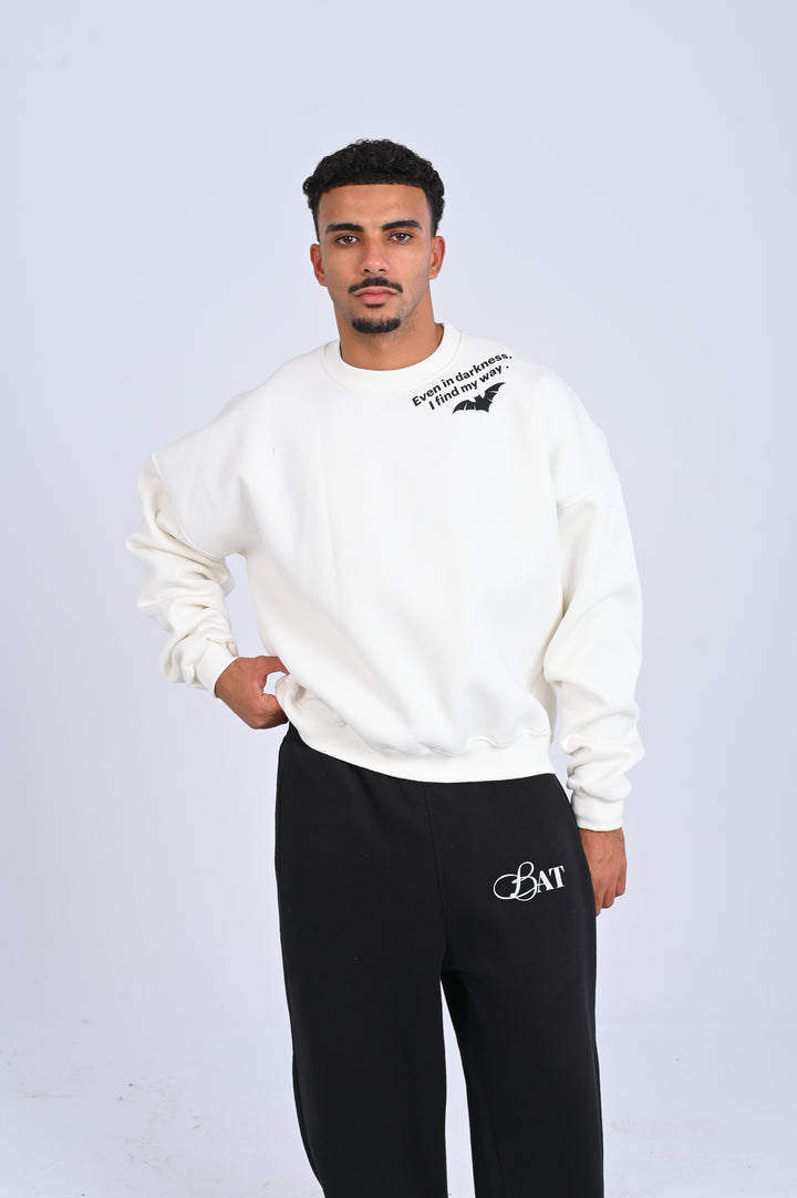 Night bat crewneck