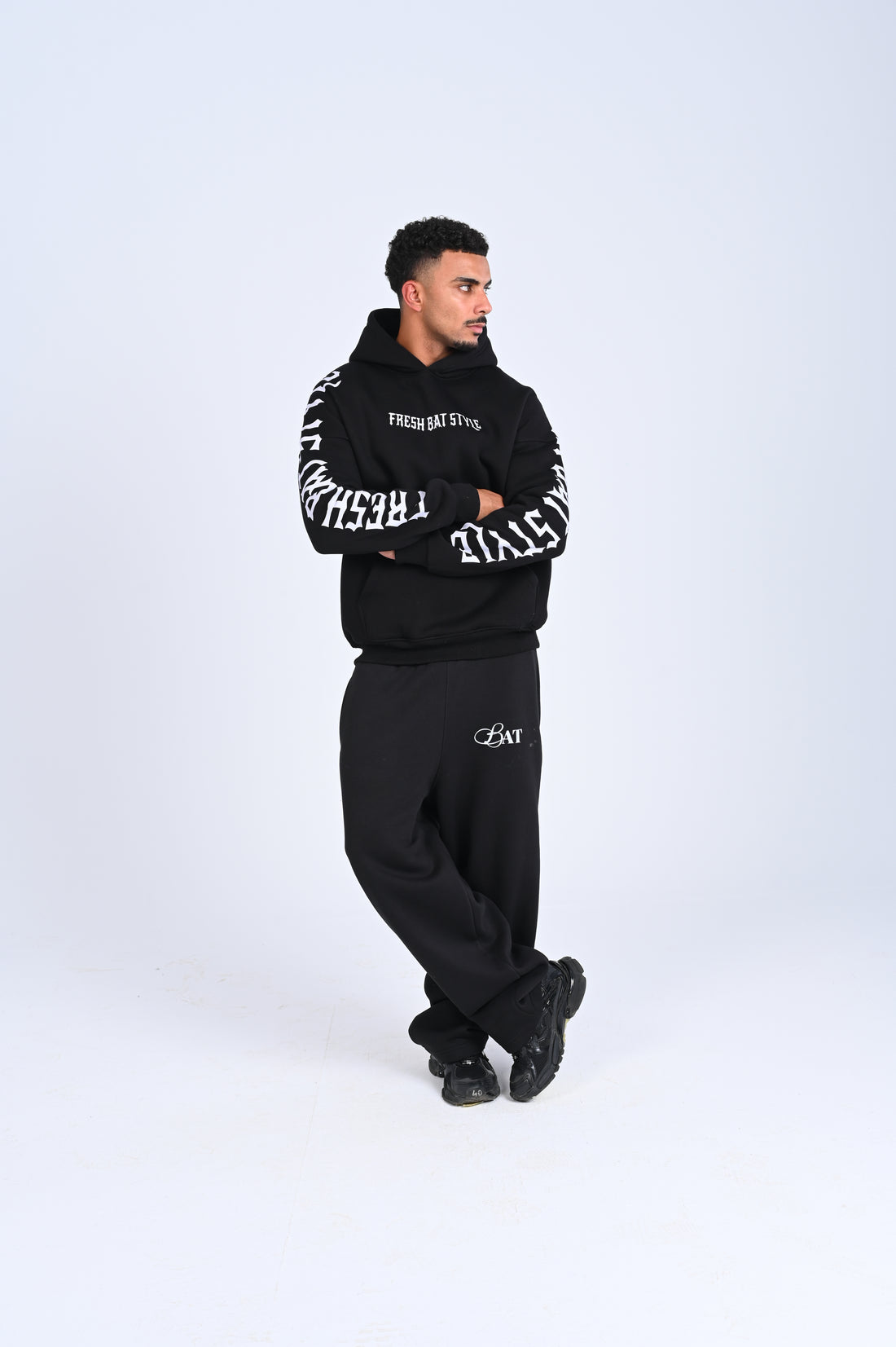 Black Fresh bat hoodie