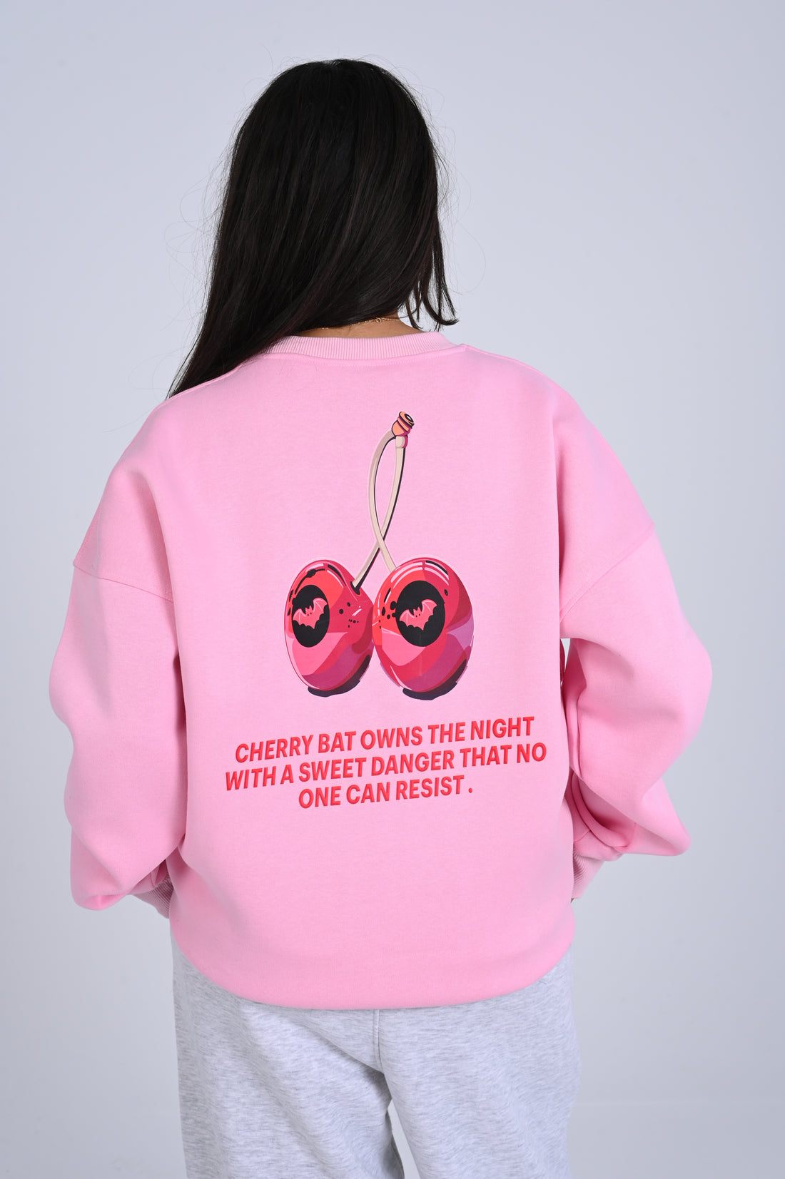Cherry bat crewneck