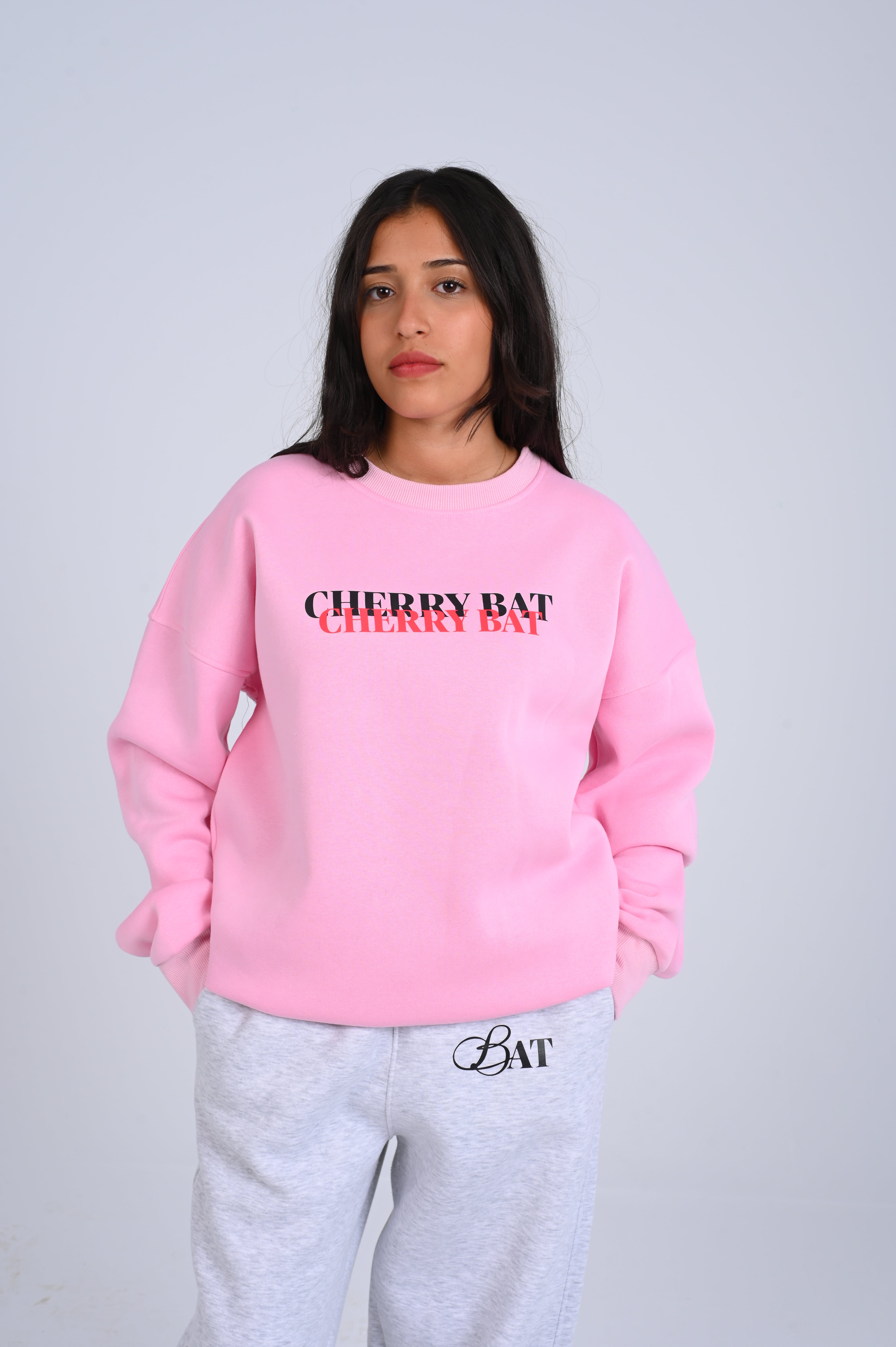 Cherry bat crewneck