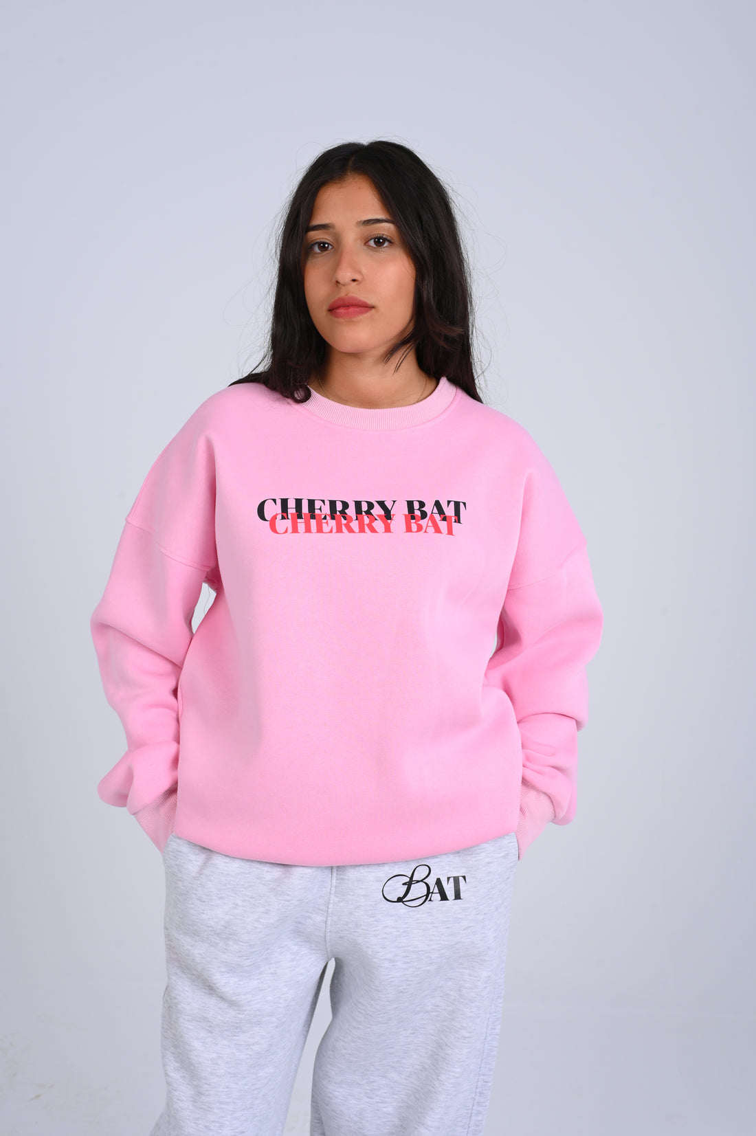Cherry bat crewneck