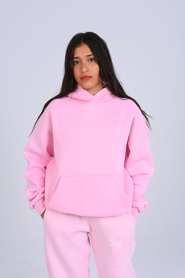 Pink hoodie