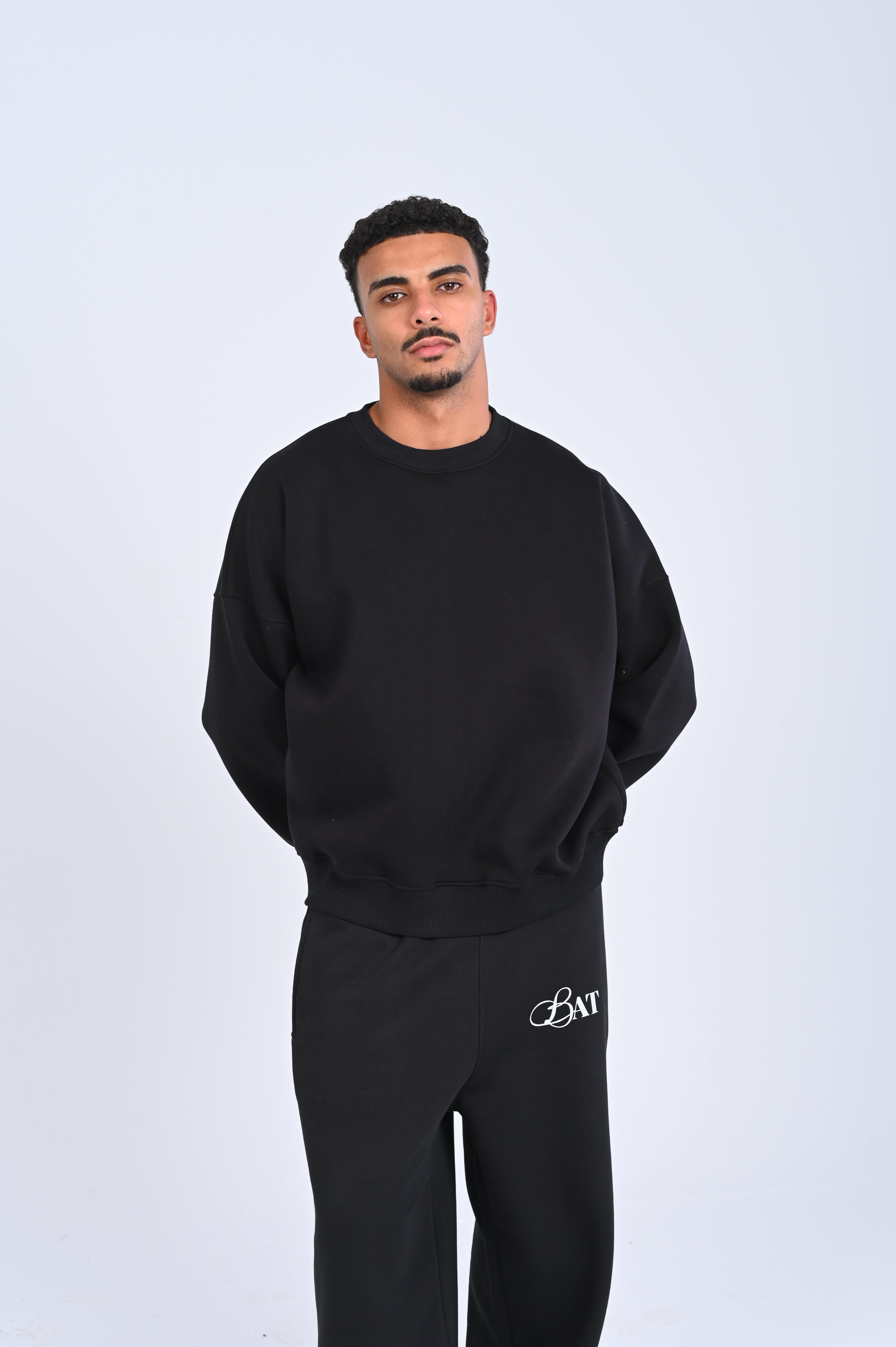 Black crewneck