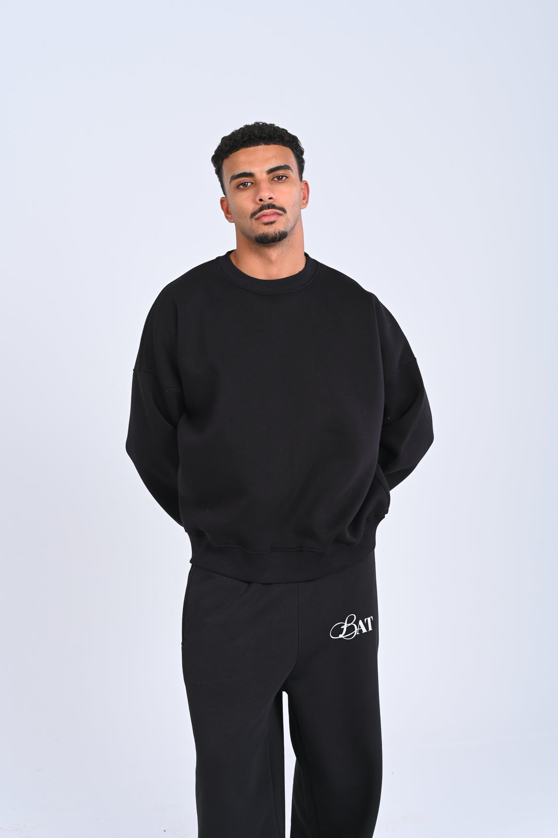 Black crewneck