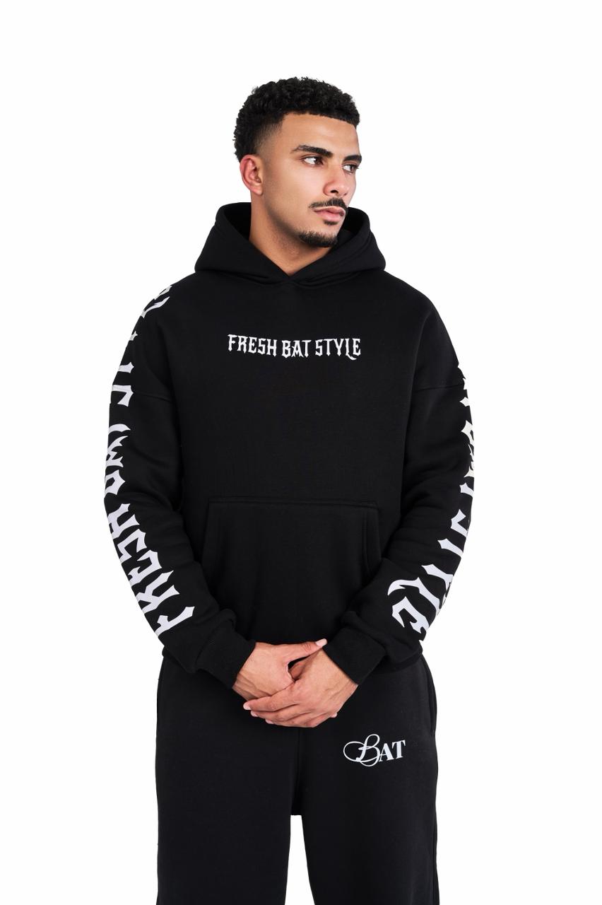 Black Fresh bat hoodie