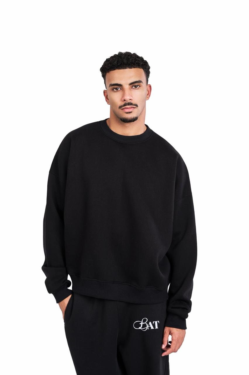 Black crewneck